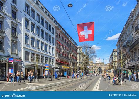 bahnhofstrasse zurich switzerland.